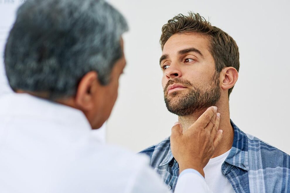 check up for throat and gland pain